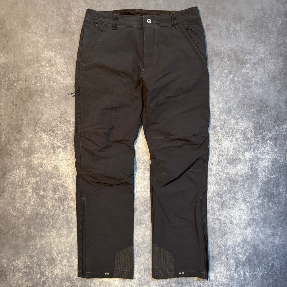 Kuhl Klash Mens Softshell Hiking Pants Raven Gray 36x32 Style Gorpcore